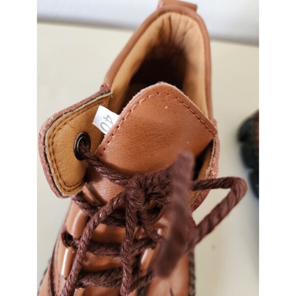 Unisex MENICO Hand Stiched LEATHER BOOTS European size 40 main image 9